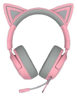 Over Ear Kopfhörer Kabelgebunden  Kraken Kitty V3 X (Pink) 