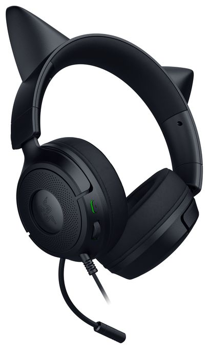 Over Ear Kopfhörer Kabelgebunden USB Typ-A  Kraken Kitty V3 X (Schwarz) 