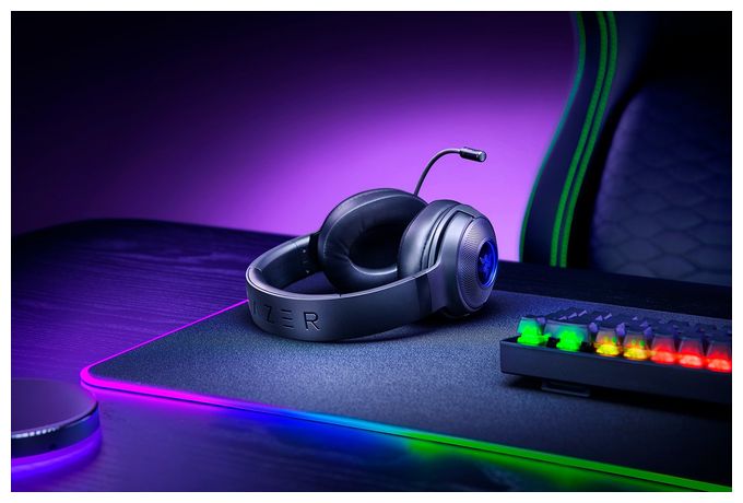 Over Ear Kopfhörer Kabelgebunden USB Typ-A  Kraken V3 X (Schwarz) 