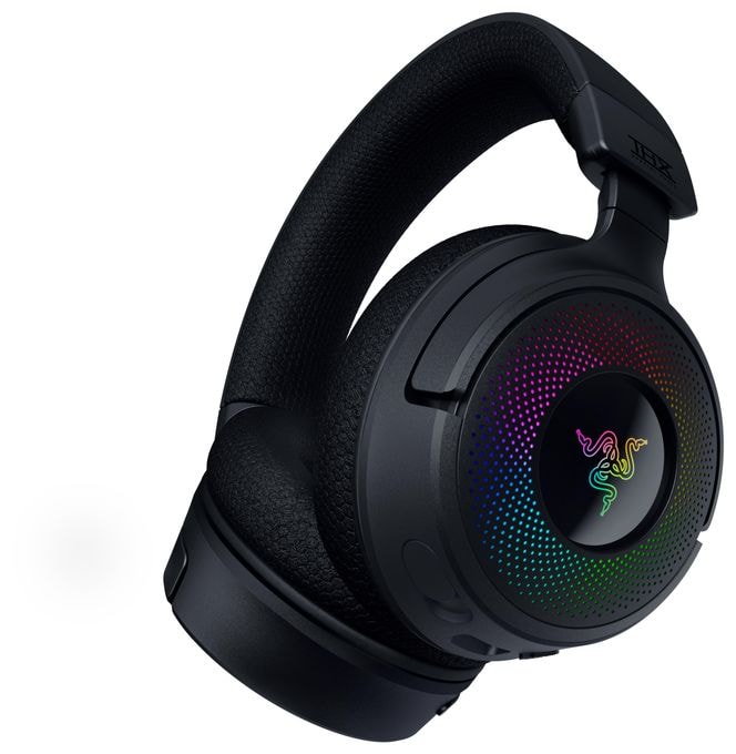 Ohraufliegender Bluetooth Kopfhörer kabellos 70 h Laufzeit USB Typ-A  Kraken V4 (Schwarz) 
