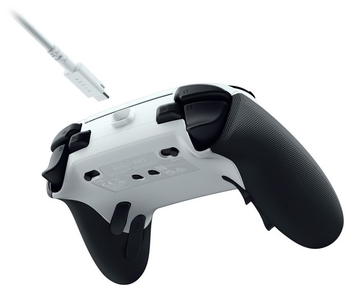 Analog Gamepad für PC, PlayStation PS5  Raiju V3 Pro (Schwarz, Weiß) 