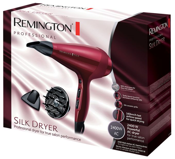 Haartrockner 2400 W  AC9096 Silk (Rot) 