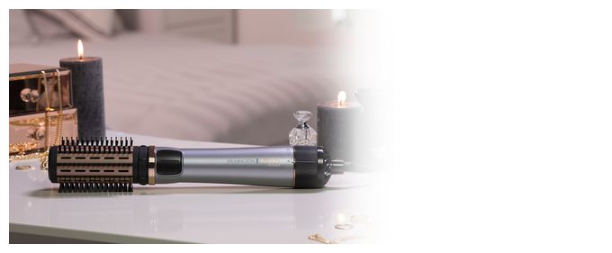Warmluftbürste 1000 W (Silber, Schwarz, Gold) AS8810 Keratin Protect 