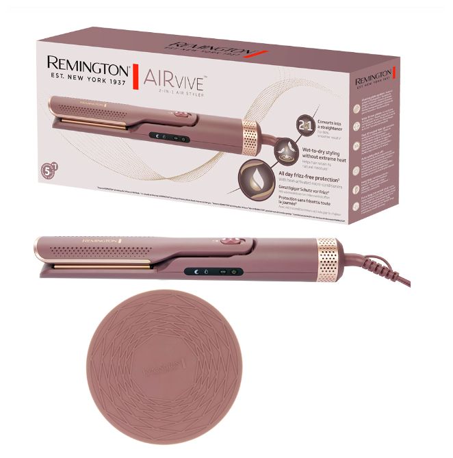 Haarglätter 135 W  AS8930 AIRvive 2-in-1 Airstyler (Pink) 