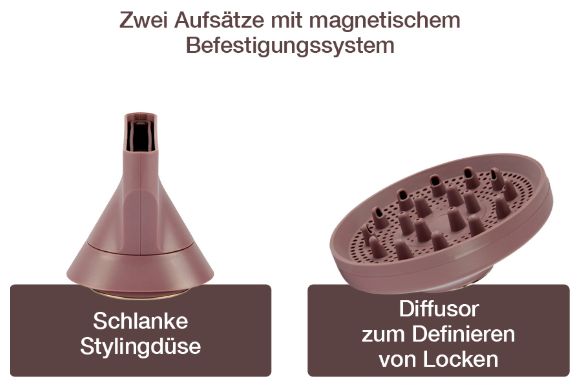 Haartrockner 1600 W  EC8930 AirVive (Pink) 