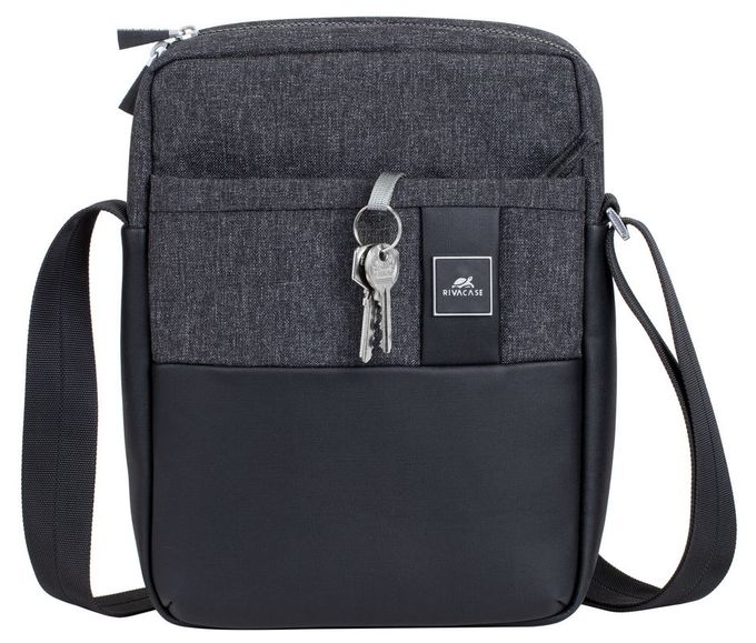 Messengerhülle aus Kunststoff für Jede Marke bis 27,9 cm (11") Staubresistent, Kratzresistent (Schwarz) 8811 Crossbody Tasche 
