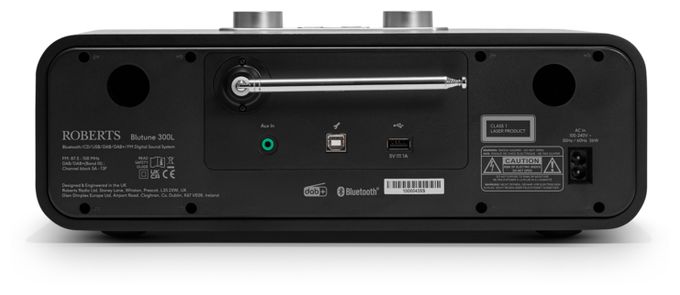 Bluetooth DAB+, DMB, FM Radio  Blutune 300L (Schwarz) 