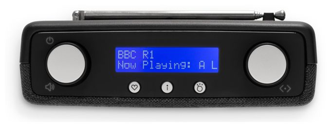 DAB, DAB+, FM Radio Tragbar  Play 11 (Schwarz) 