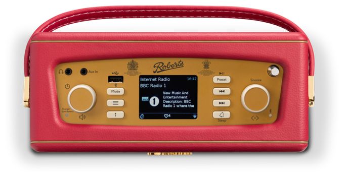 Bluetooth DAB, DAB+, FM Radio Tragbar  Revival iStream 3L (Rot) 