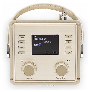 Bluetooth DAB, DAB+, FM Radio Tragbar  Revival Mini 2 (Cremefarben) 