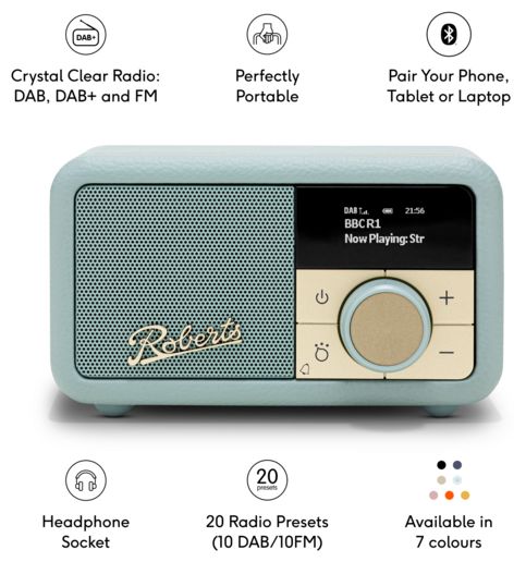 DAB, DAB+, FM Radio Tragbar  Revival Petite 2 (Grün) 