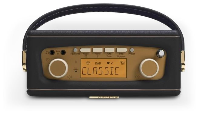 Bluetooth DAB, DAB+, FM Radio Tragbar  Revival Uno BT (Schwarz) 