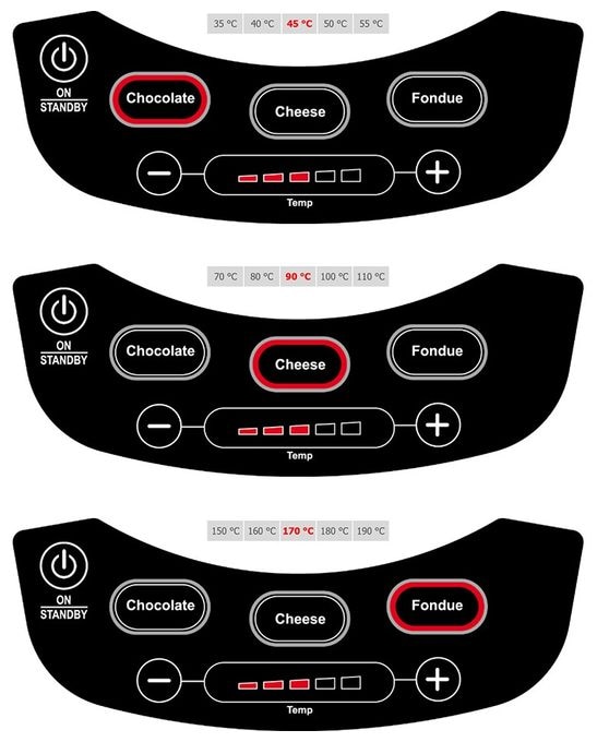 6 Person(en) 1200 W F1200 Fondue 