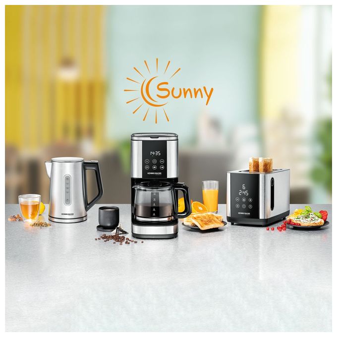 Toaster 850 W 2 Scheibe(n) 9 Stufen  TO850 (Schwarz, Edelstahl) 