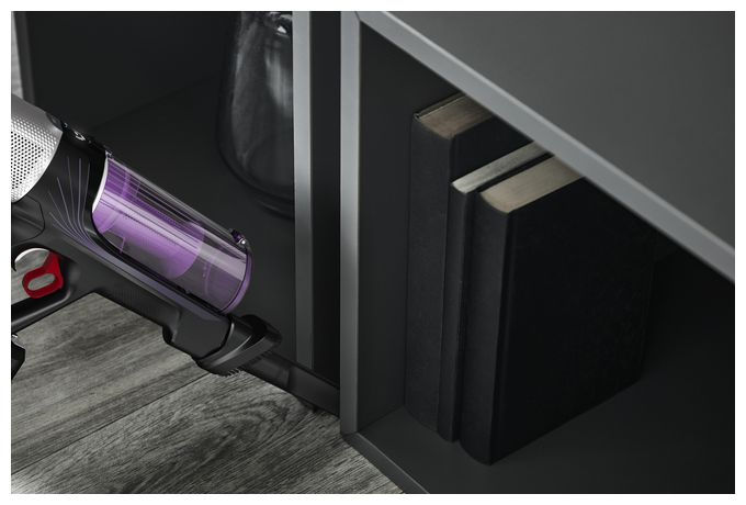 Handstaubsauger Beutellos bis 45 min Laufzeit 18 V  RH2037 X-Force Flex 9.60 (Schwarz, Violett) 