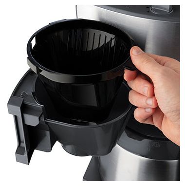 10 Tassen Filterkaffeemaschine 1,0 l  25620-56 Grind and Brew (Grau / Edelstahl) 