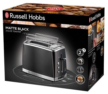 Toaster 1550 W 2 Scheibe(n) 6 Stufen  26150-56 Matte Black (Schwarz) 