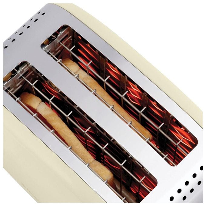 Toaster 1600 W 2 Scheibe(n) 6 Stufen  26551-56 Colours Plus 2S (Cremefarben, Silber) 
