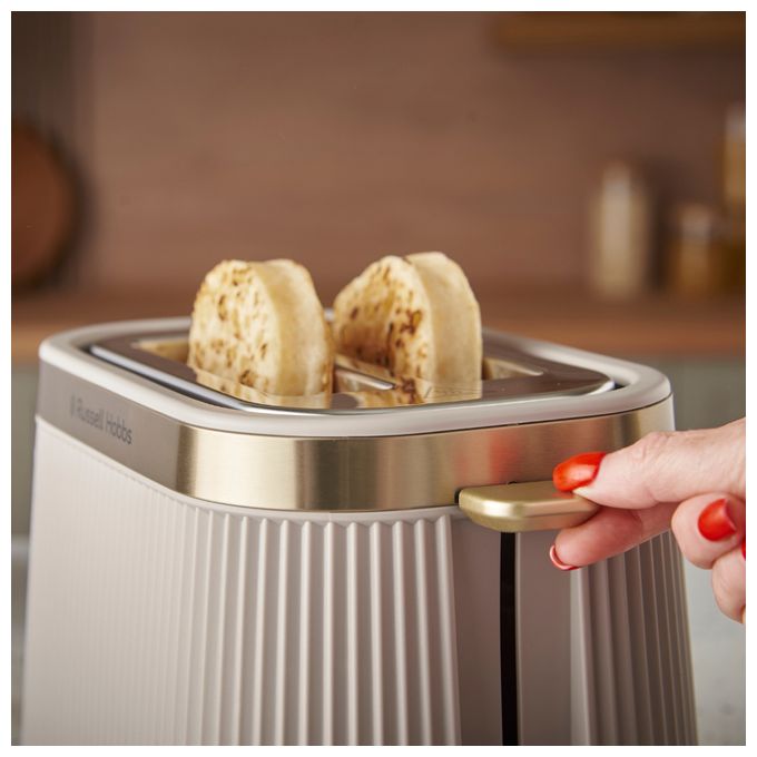 Toaster 980 W 2 Scheibe(n) 6 Stufen  26761-56 Bronte (Gold/Steinfarbe) 