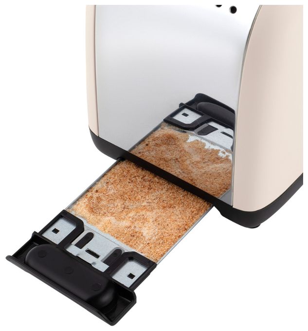 Toaster 1670 W 2 Scheibe(n)  26930-56 Colours Plus (Edelstahl, Weiß) 