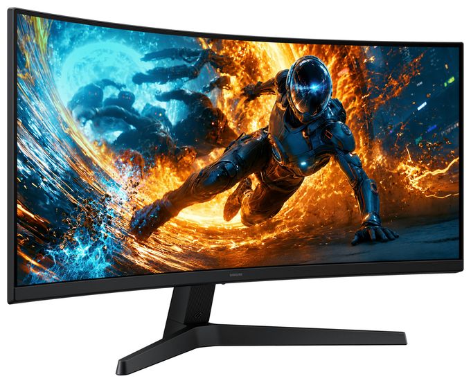 Quad HD Monitor 86,4 cm (34 Zoll) 21:9 1 ms 250 cd/m²  Odyssey G5 S34HG550EU (Schwarz) 