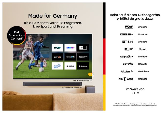 165,1 cm (65 Zoll) Fernseher 4K Ultra HD VESA 200 x 200 mm GU65M71HAUXZG 