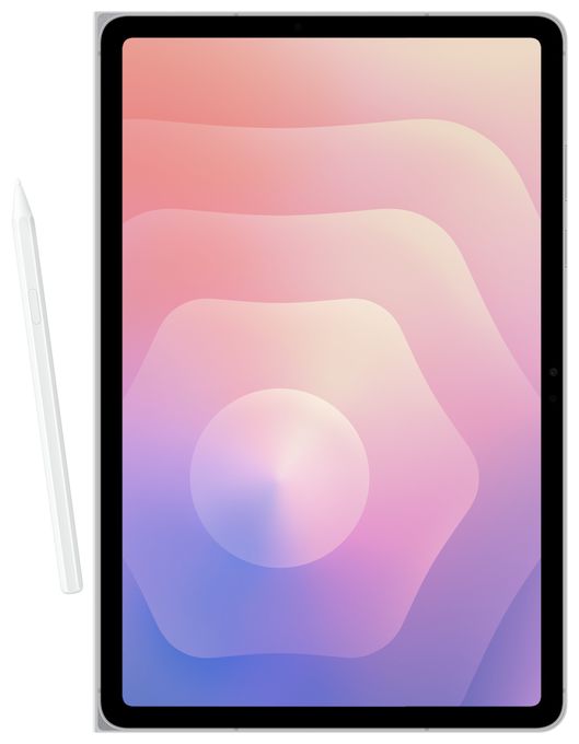 Cover für Samsung Galaxy Tab S11 bis 27,9 cm (11") Staubresistent mit Magnetverschluss (Weiß) Book 