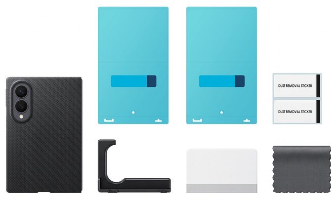 Cover für Samsung Z Fold8  Carbon Magnet Case (Schwarz) 