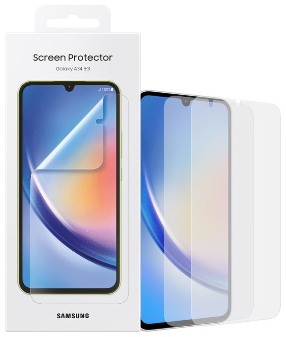 Klare Bildschirmschutzfolie für  Samsung Galaxy A34 Kratzresistent EF-UA346CTEGWW 