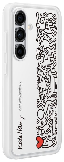 Cover für Samsung Galaxy S25  FlipSuit Case (Mehrfarbig, Weiß) 