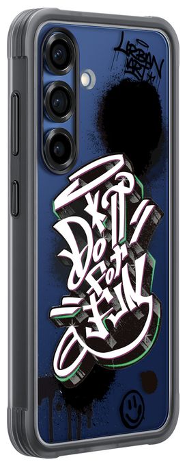 Cover für Samsung Galaxy S25  Flipsuit Rugged Case (Schwarz, Mehrfarbig) 