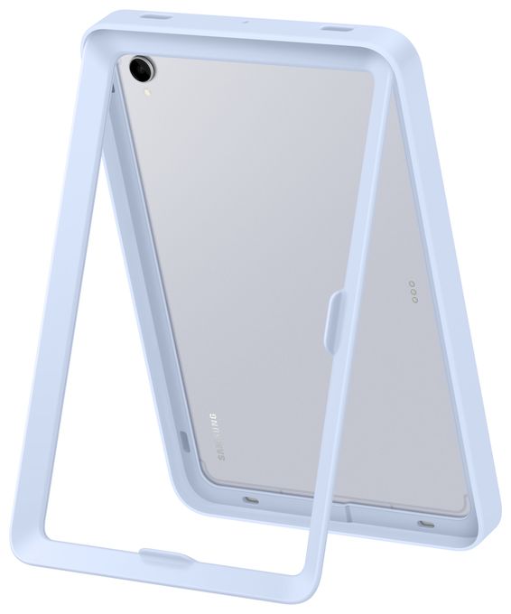 Cover für Samsung Galaxy Tab S11 bis 27,9 cm (11") Stoßfest, Schlagfest (Blau) Frame 