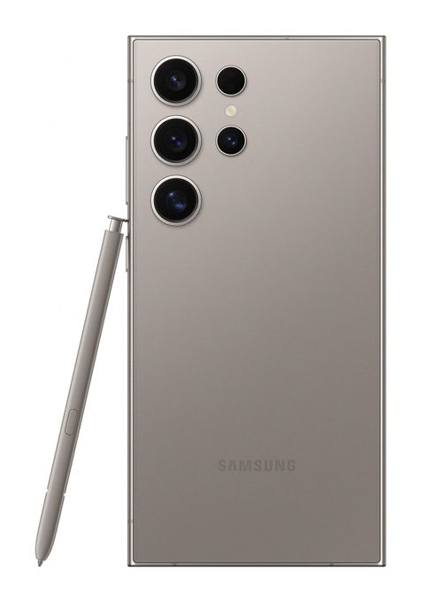 256 GB 5G Smartphone 17,3 cm (6.8 Zoll) 3,1 GHz Android 200 MP Vierfach Kamera Dual Sim WiFi 7  Galaxy S24 Ultra (Grau, Titan) 