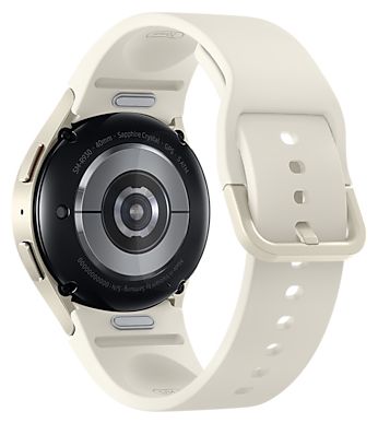 Digital 40 mm Smartwatch Rund IP68 330 ppi 4G  Galaxy Watch6 (Cremefarben) 
