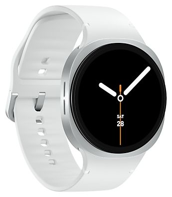 Digital 44 mm Smartwatch Rund IP68 327 ppi  Galaxy Watch8 (Silber) 
