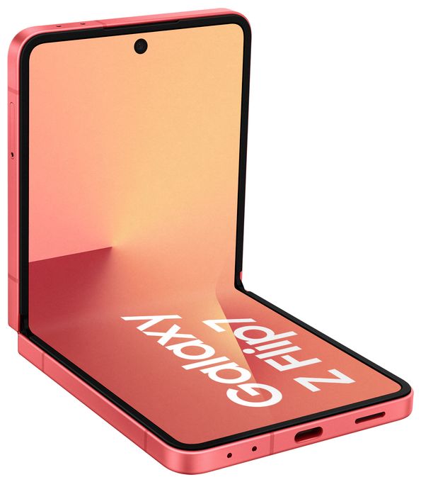 512 GB 5G Smartphone 17,5 cm (6.9 Zoll) 2,74 GHz Android 50 MP Dual Kamera Dual Sim WiFi 7 (Coralred) Galaxy Z Flip7 