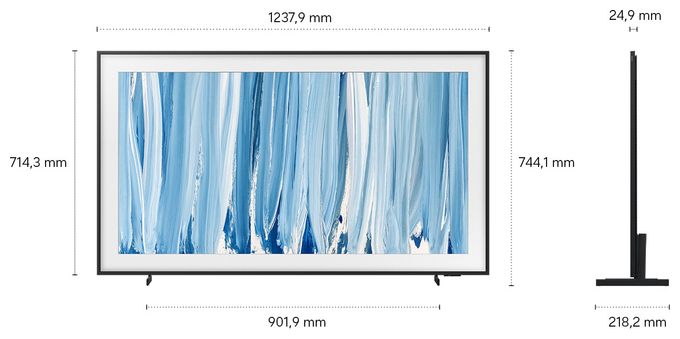 NeoQLED 139,7 cm (55 Zoll) Fernseher 4K Ultra HD VESA 200 x 200 mm GQ55LS03HWUXZG The Frame Pro 