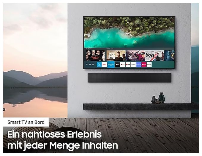 NeoQLED 139,7 cm (55 Zoll) Fernseher 4K Ultra HD VESA 200 x 200 mm GQ55LST7DAT The Terrace 