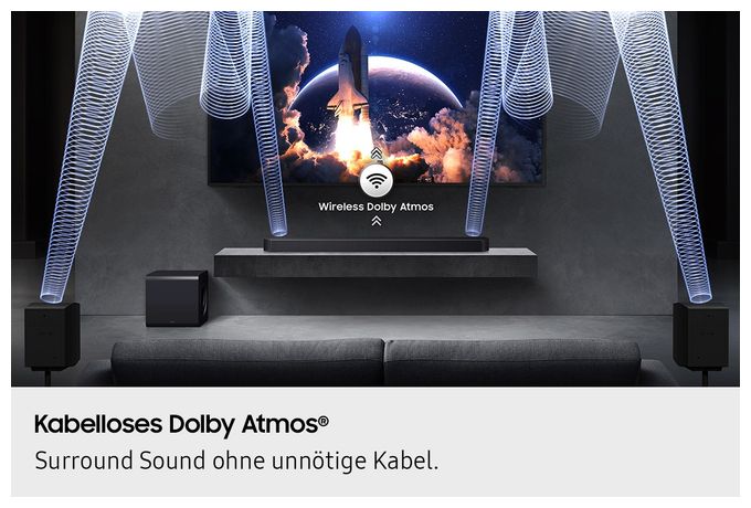 Soundbar 9.1.4 Kanäle  HW-Q935GF/ZG (Schwarz, Titan) 