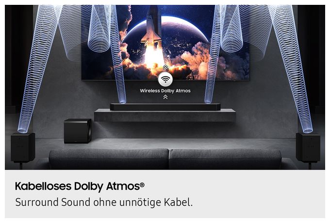Soundbar 11.1.4 Kanäle  HW-Q995GF/ZG (Titan, Schwarz) 