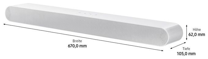 Soundbar 200 W 5.0 Kanäle  HW-S67GD/ZG (Weiß) 
