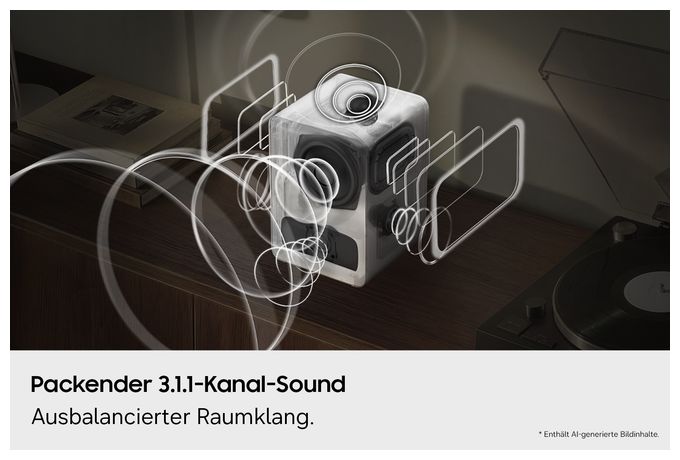 Wlan Lautsprecher mit Bluetooth  Music Studio 7 HW-LS71H/ZG (Weiß) 