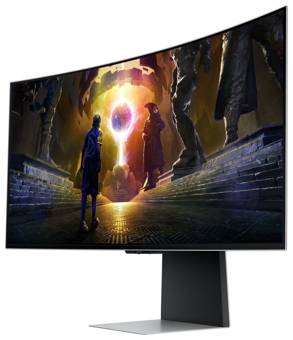 Quad HD Monitor 86,4 cm (34 Zoll) 21:9 0,03 ms 250 cd/m²  Odyssey G8 G85SD (Silber) 