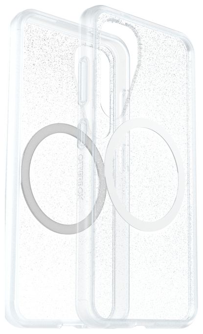 Cover für Samsung Galaxy S25 (Schwarz, Transparent) Otterbox React Series Case mit Magnet 