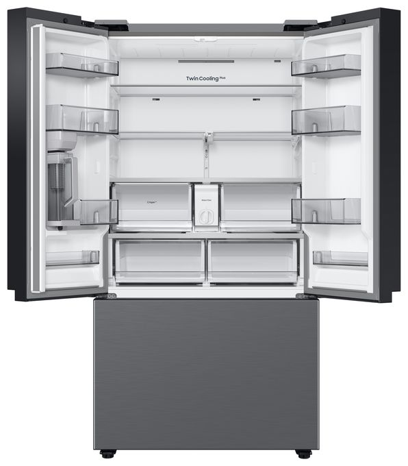 Side-by-Side Kühl-/ Gefrierkombination French Door 487 l / 187 l 338 kWh NoFrost 1778 mm x 908 mm  RF24BB620ES9 (Silber) 