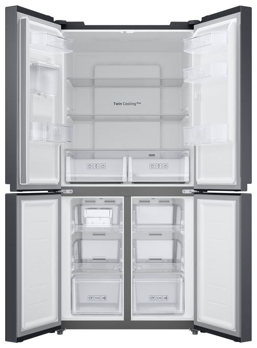 Side-by-Side Kühl-/ Gefrierkombination French Door 298 kWh NoFrost 1793 mm x 833 mm  RF48A401EB4EF (Anthrazit) 