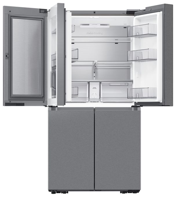 Side-by-Side Kühl-/ Gefrierkombination French Door 386 l / 250 l 365 kWh NoFrost 1830 mm x 912 mm  RF65DG9H0ESR (Edelstahl) 