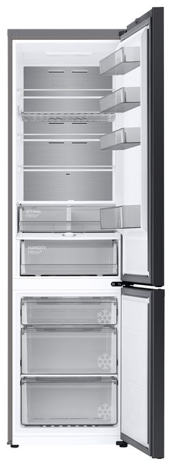 273 l / 114 l Kühl-Gefrierkombi freistehend NoFrost 134 kWh Jahr  RL38C7B5BB1 (Schwarz) 