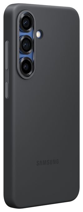 Cover für Samsung Galaxy S25  Silicone Case (Schwarz) 