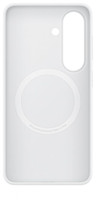 Cover für Samsung Samsung S26  Silicone Magnet Case (Weiß) 